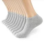 MONFOOT Women's and Men's 10-20 Pairs Thin Cotton Low Cut Ankle Socks, multipack