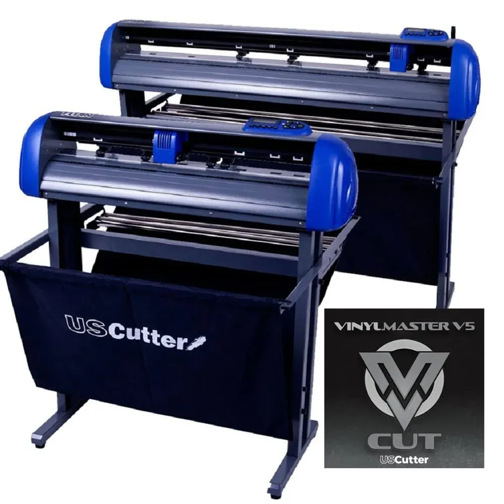 28&#034; USCutter TITAN 2 Vinyl Cutter Sign Cutting Plotter w/Laser Contour Cutting