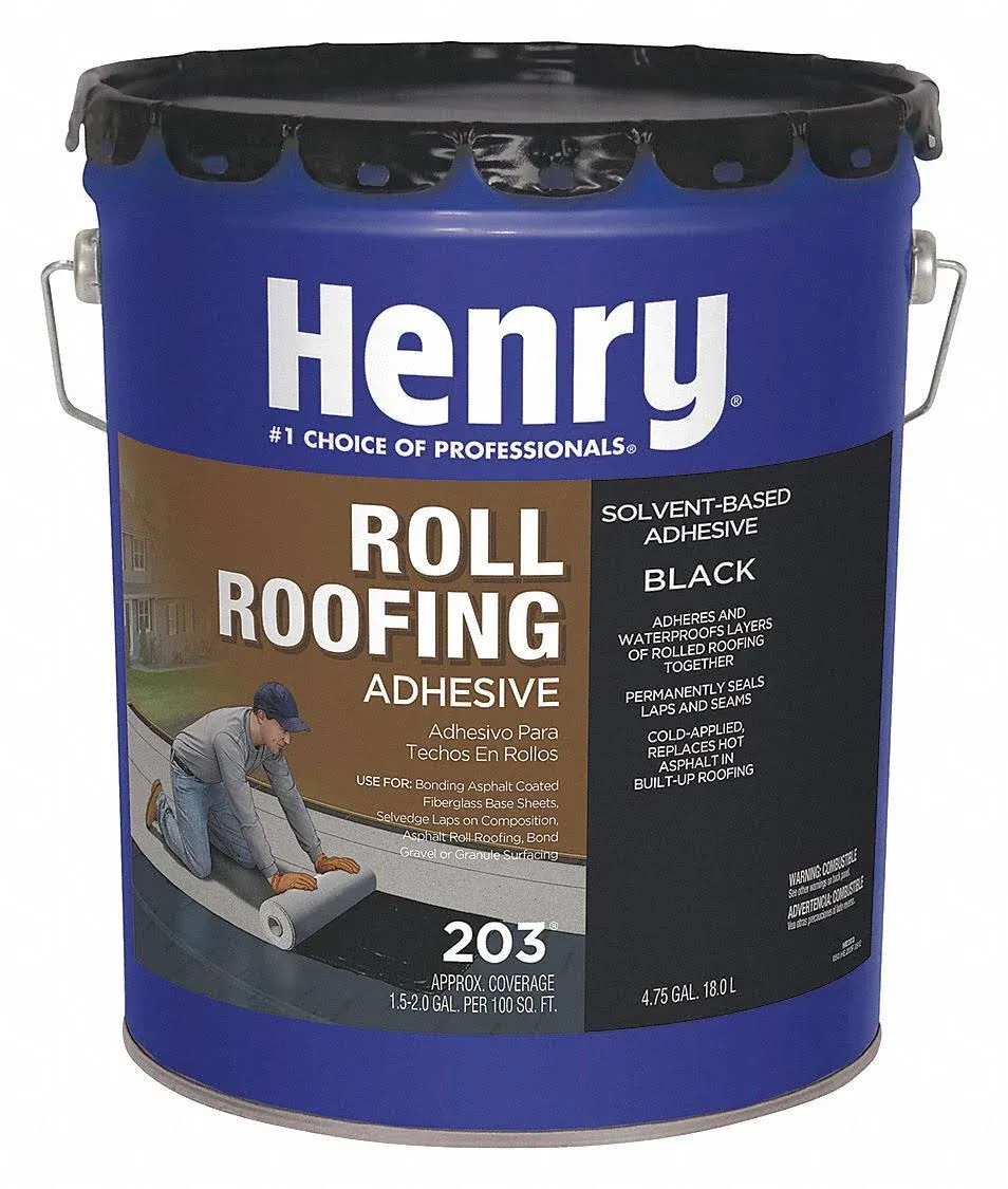 Henry HE203071 5 gal. Black Roll Roofing Adhesive