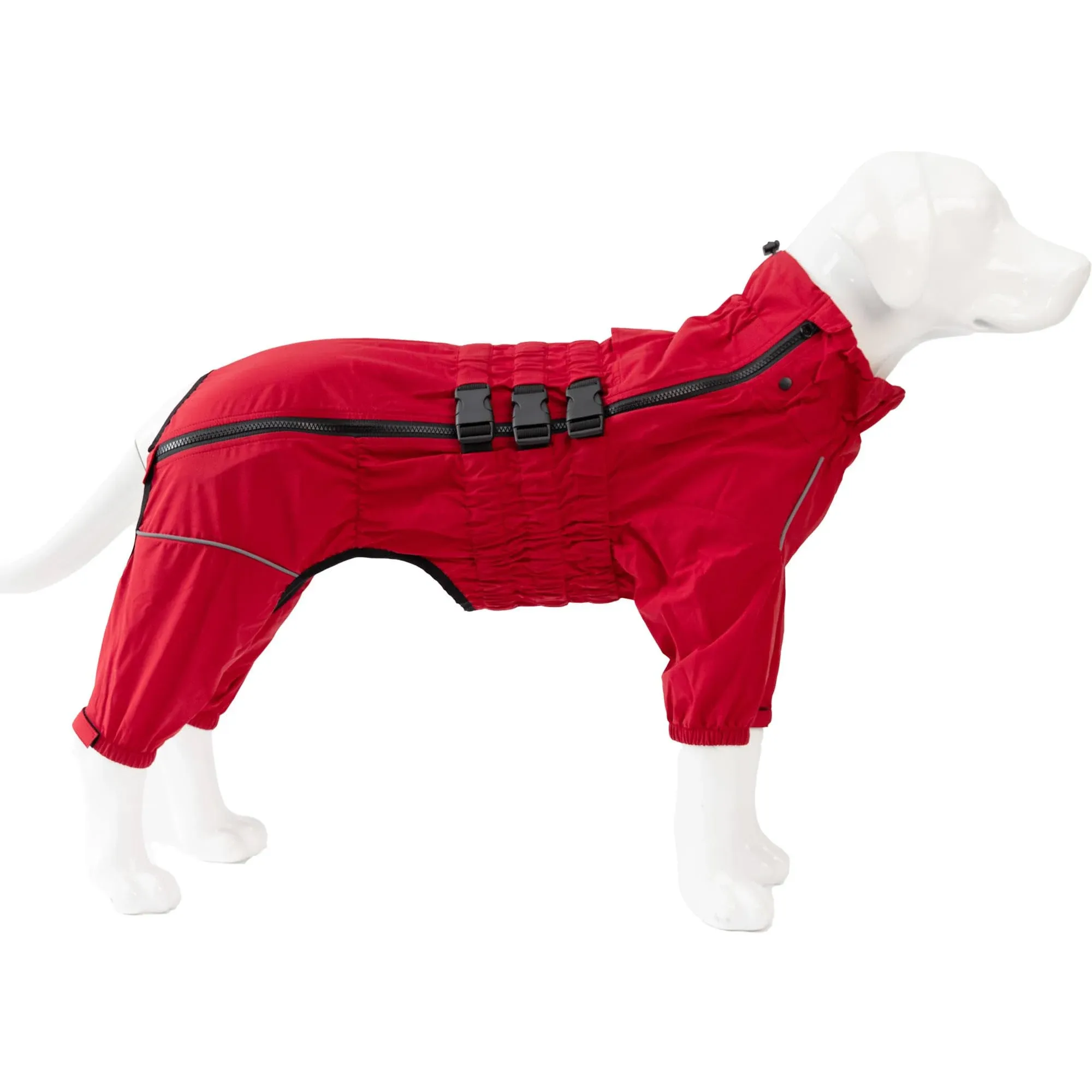 Dogs Waterproof Jacket, Lightweight Waterproof Jacket Reflective Safety Dog ...