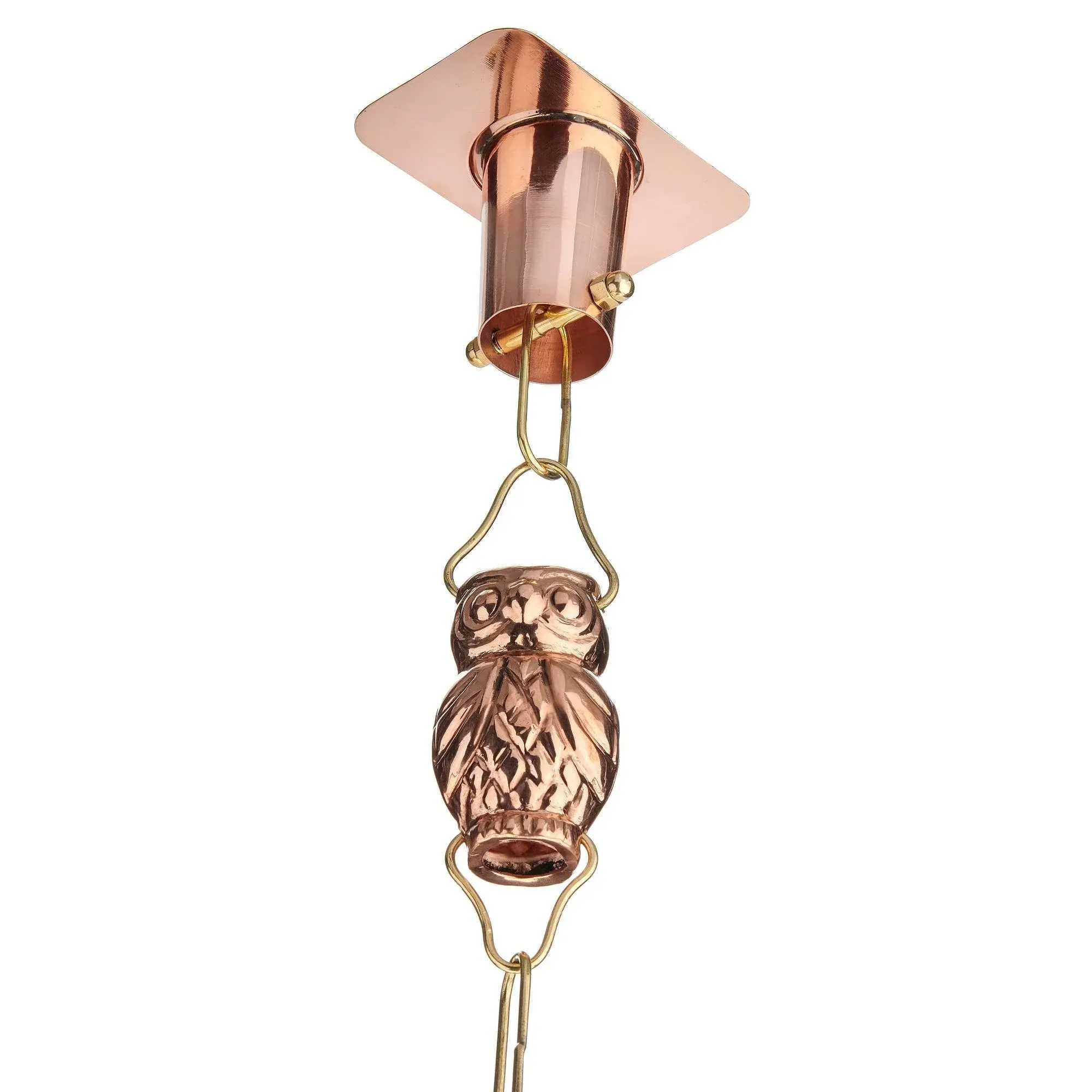 Good Directions - Pure Copper Rain Chain Gutter Clip Funnel; Adaptor Installation ...