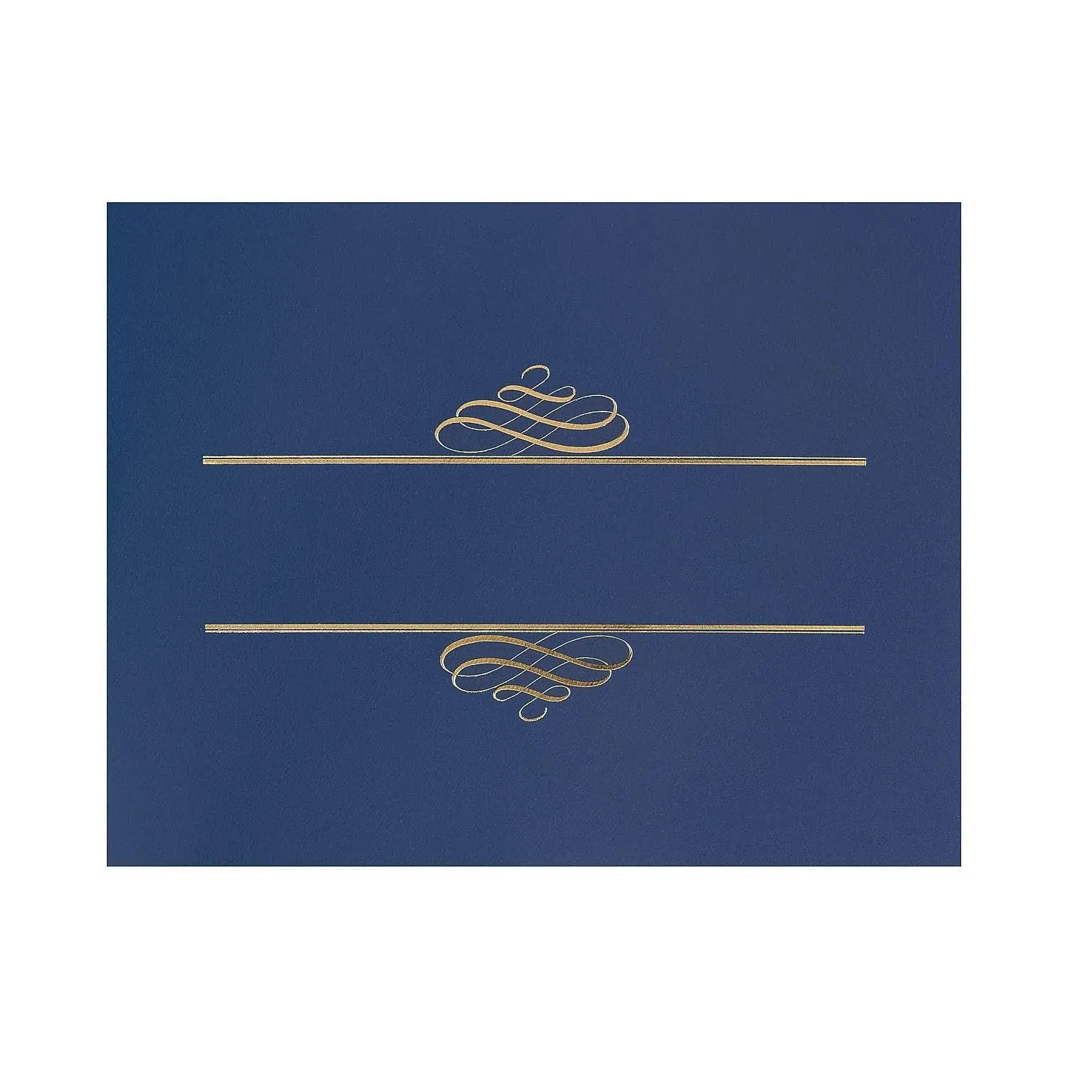 Certificate Cover Value, Navy with, PK5