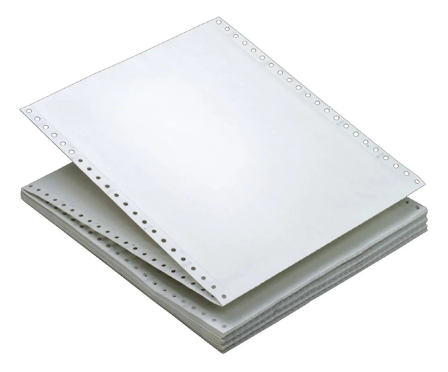 Tops 5516 Computer Paper Plain White Ream Margins 2-Part Carbonless 15 lb 1650 Sh ...