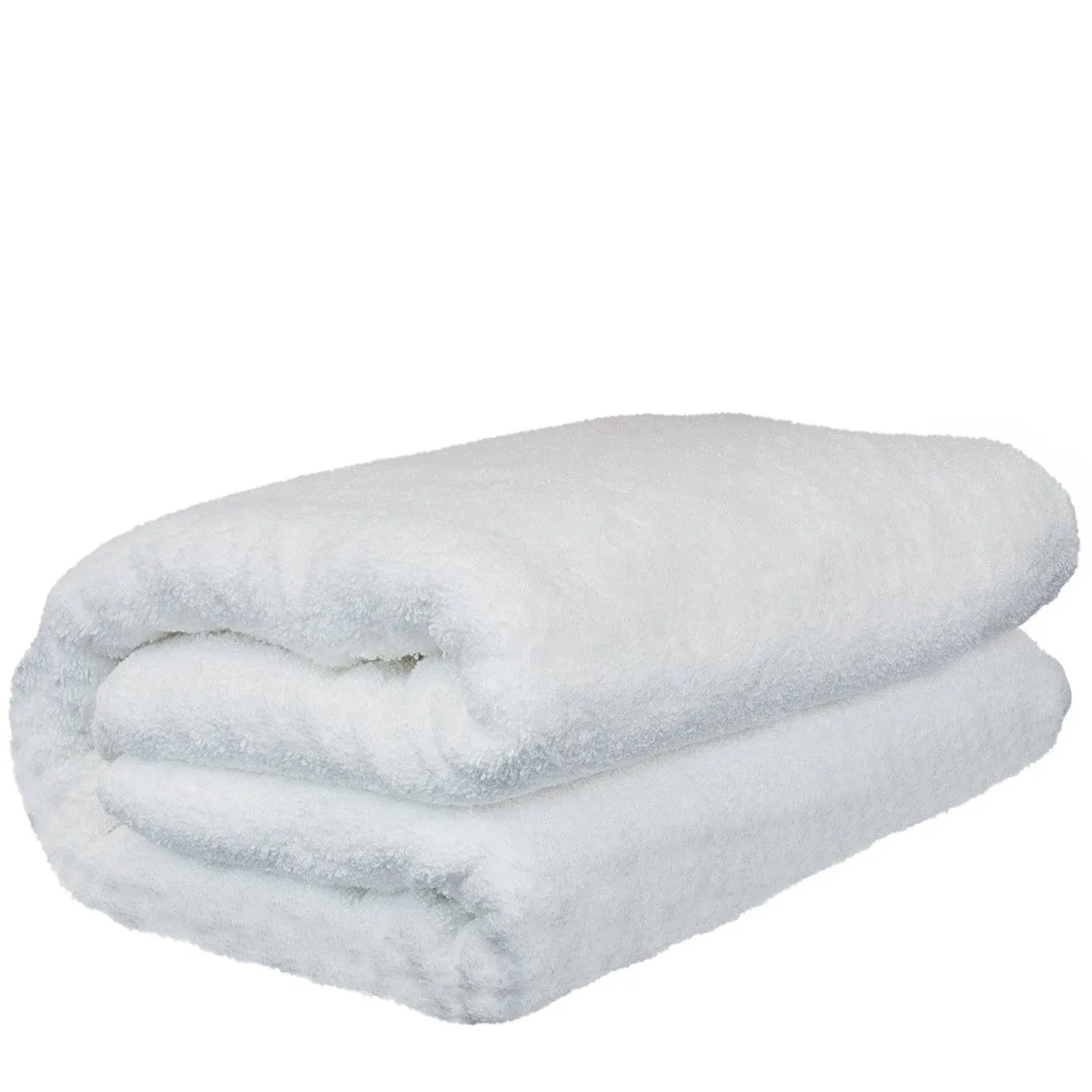 BC BARE COTTON Luxury Hotel & Spa Towel Turkish Cotton Oversized Bath Sheets - White - (40x80 inches, Set of 1)