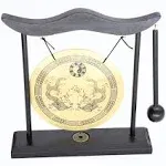 Zen Art Brass Feng Shui Desktop Gong H1303