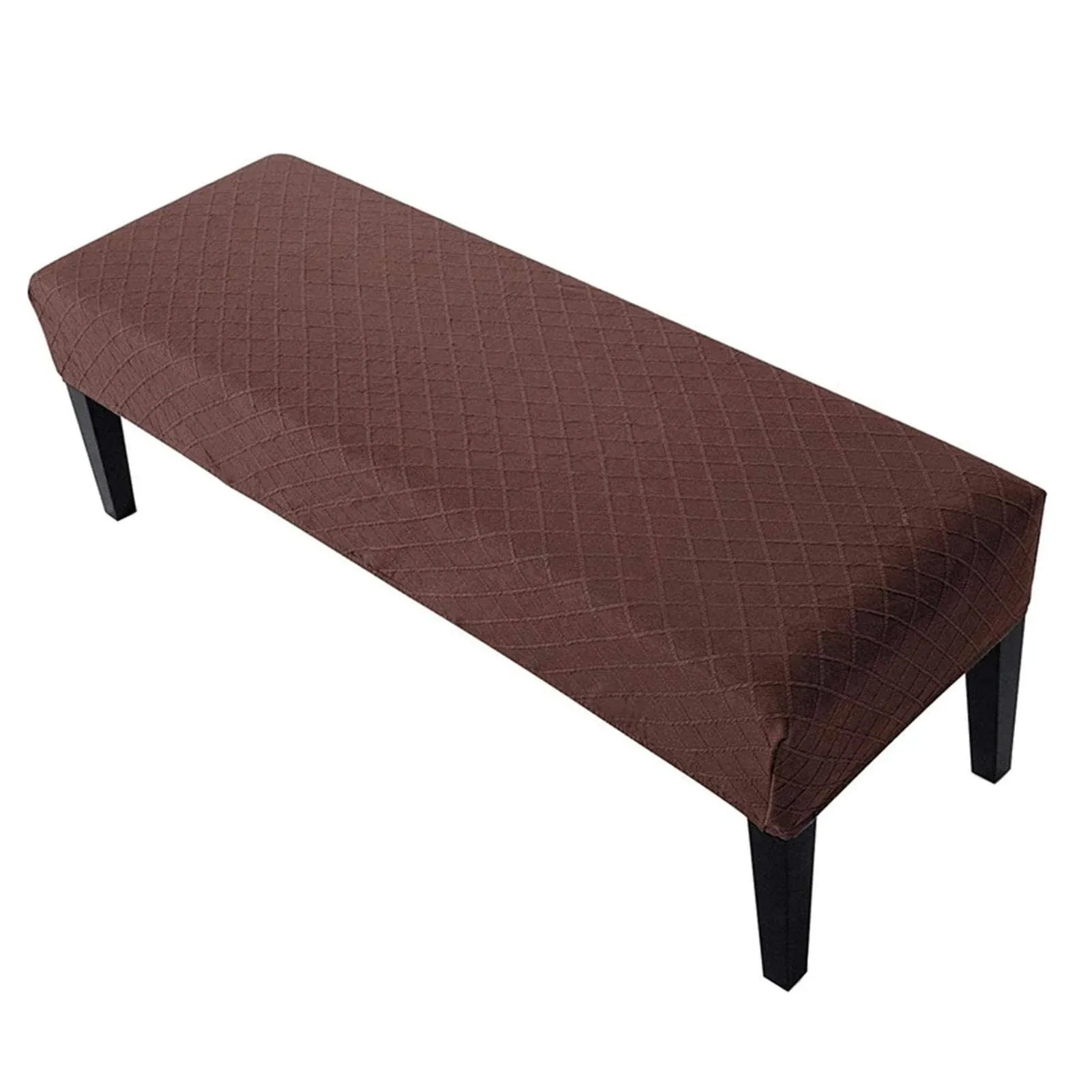 Jacquard Dining Room Bench Covers Stretch Spandex Upholstered Bench Slipcoverant