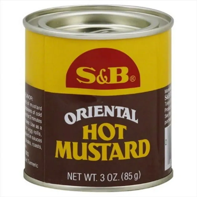 S & B Hot Mustard, Oriental - 3 oz