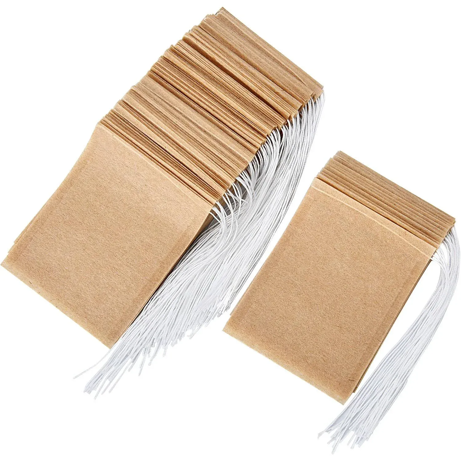 200 Pack Tea Filter Bags Disposable Teabags Infuser Drawstring Seal Filters Empt