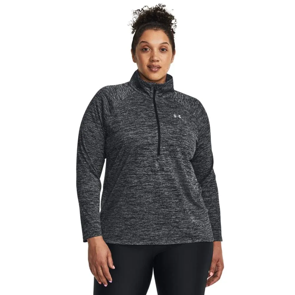 Under Armour Women's Tech Twist Zip - Black, 2x