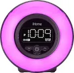 iHome Bluetooth Color Changing FM Alarm Clock Radio