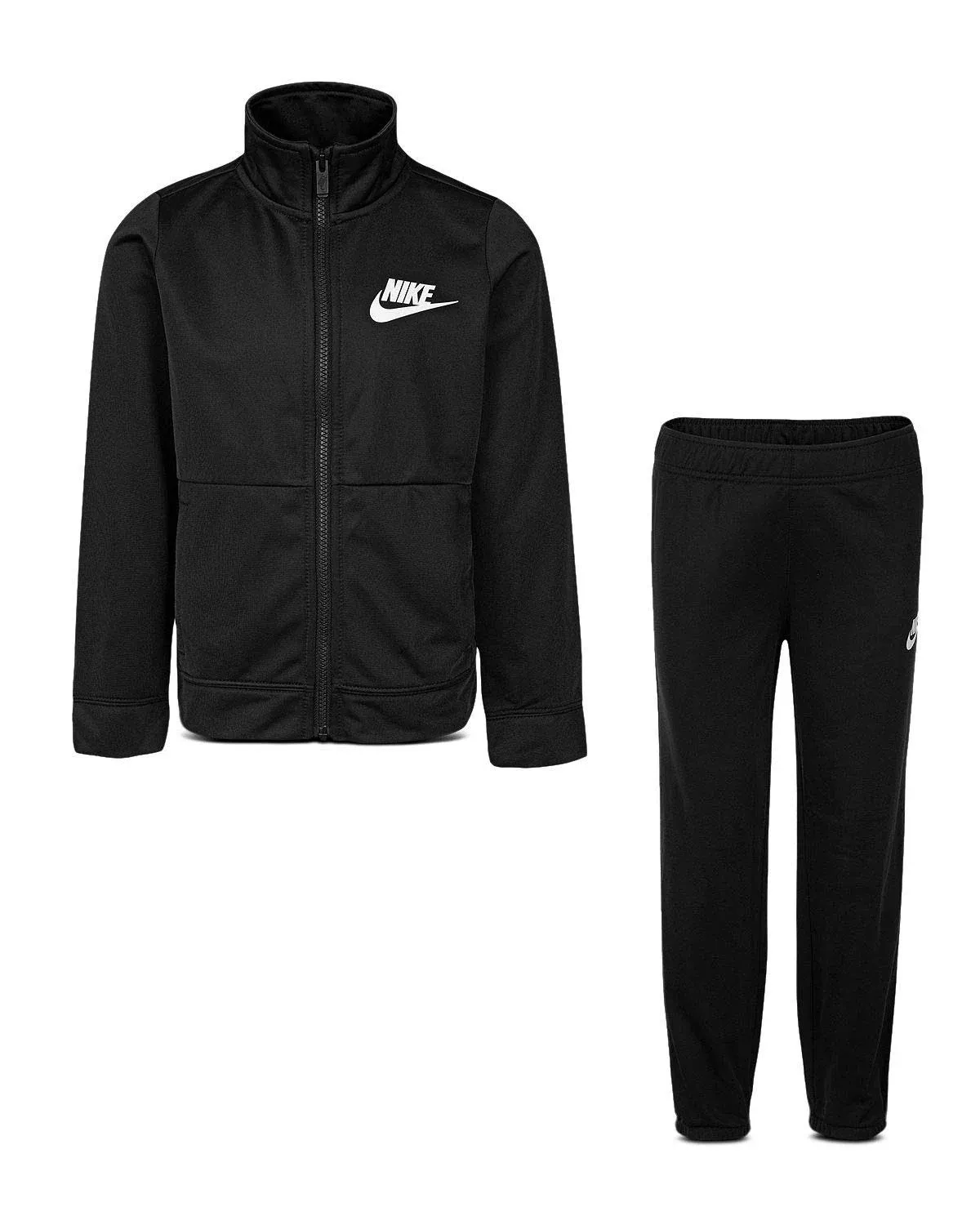 NWT $52 Nike Toddler Boys Black Track Suit Athletic Jacket &amp; Pants Set Sz 4