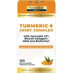 Nature's Lab Gold Turmeric Joint Complex - 120 Capsules - BioCell Collagen, Hyaluronic Acid, C3 Curcumin, MSM - Joint Support, Anti Inflammatory, Skin Supplement*