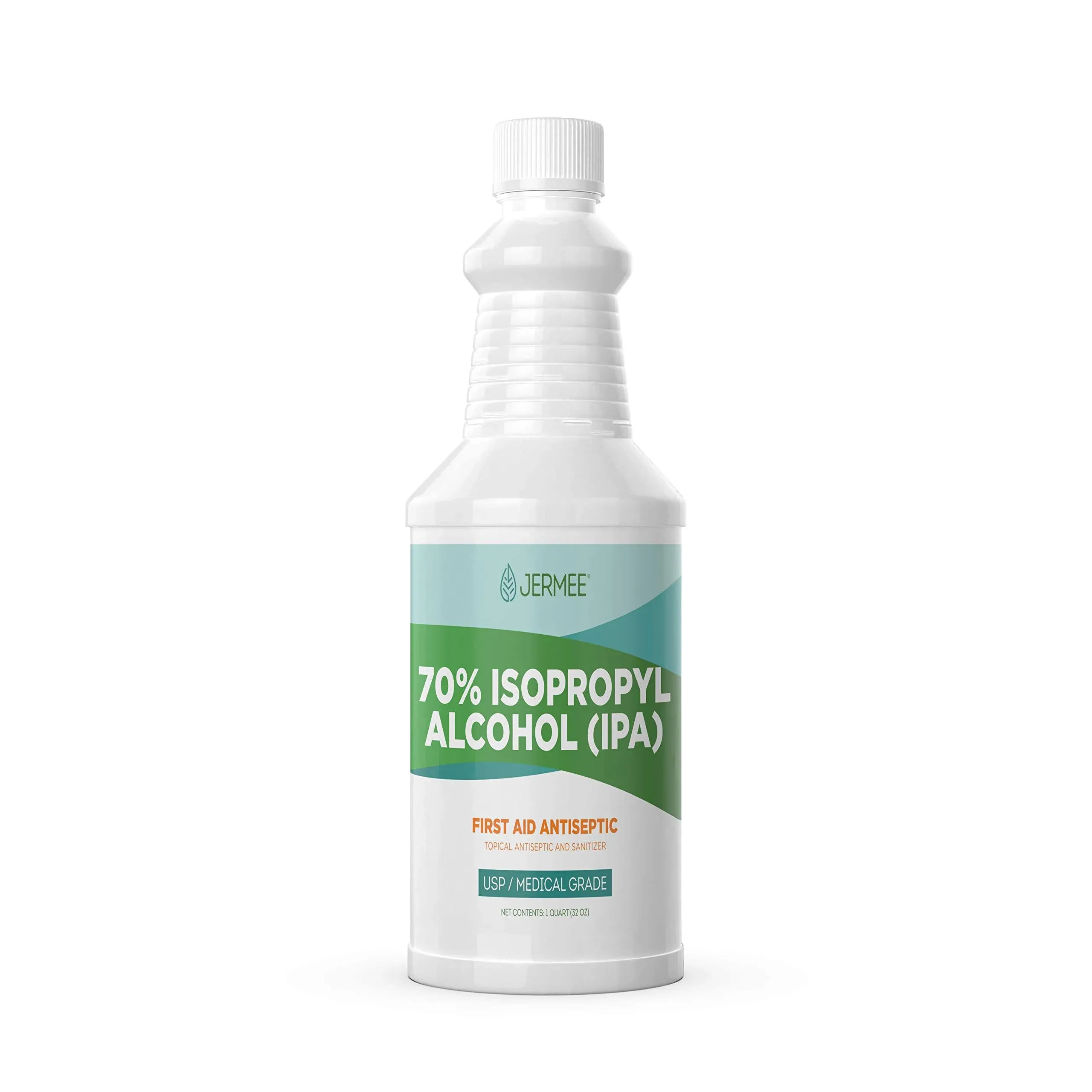 Isopropyl Alcohol (IPA) 70% Purity - USP/Medical Grade - First Aid Antiseptic, Topical Rubbing Alcohol, Made in The USA, 32 Ounce