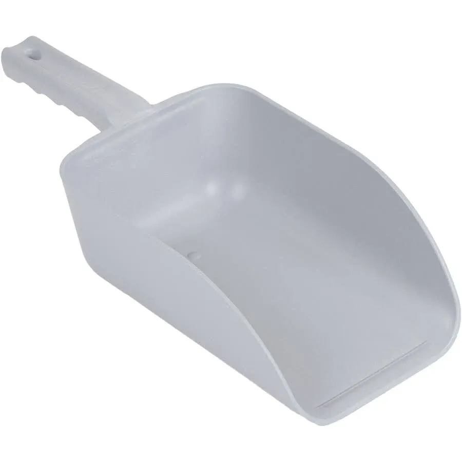 Remco 6500MD5 White Polypropylene MD Grey Metal Detectable Hand Scoop, 82 oz.