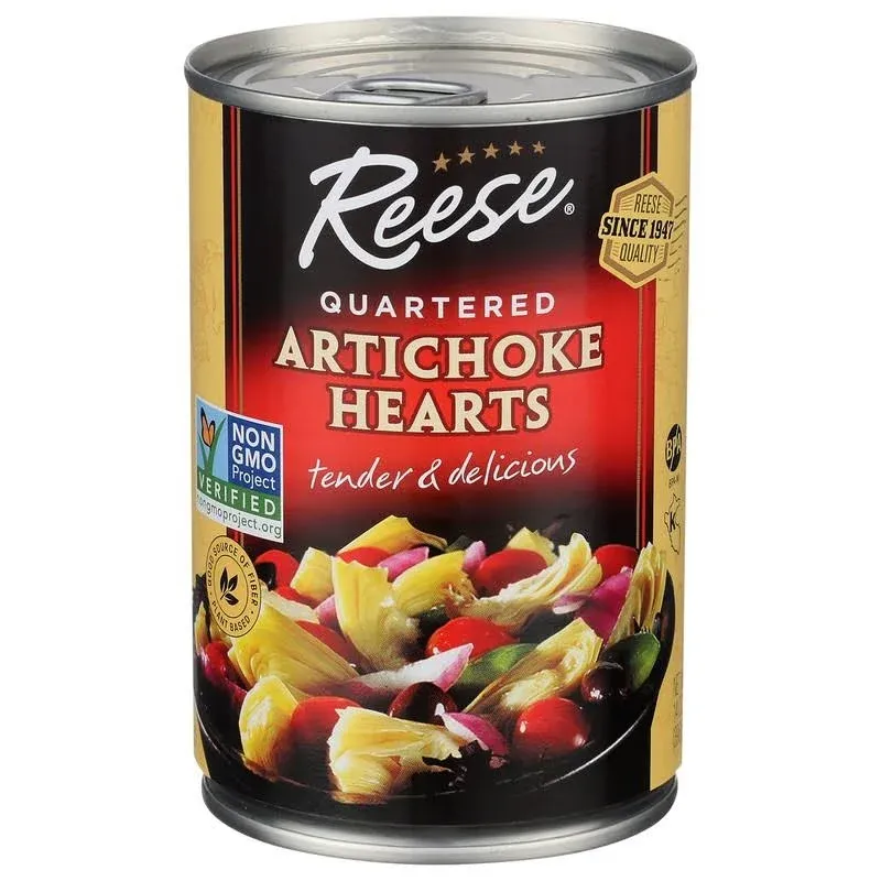 Reese Quartered Artichoke Hearts, 14 Ounces (Pack of 12)