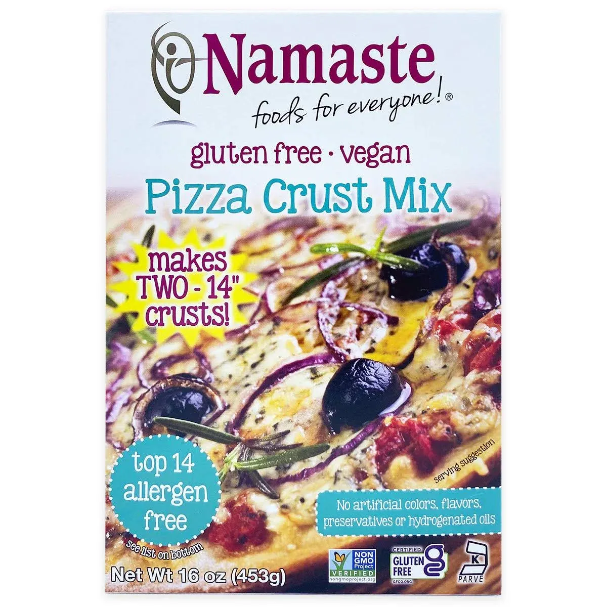 Namaste Foods Gluten Free Pizza Crust Mix - 16 oz