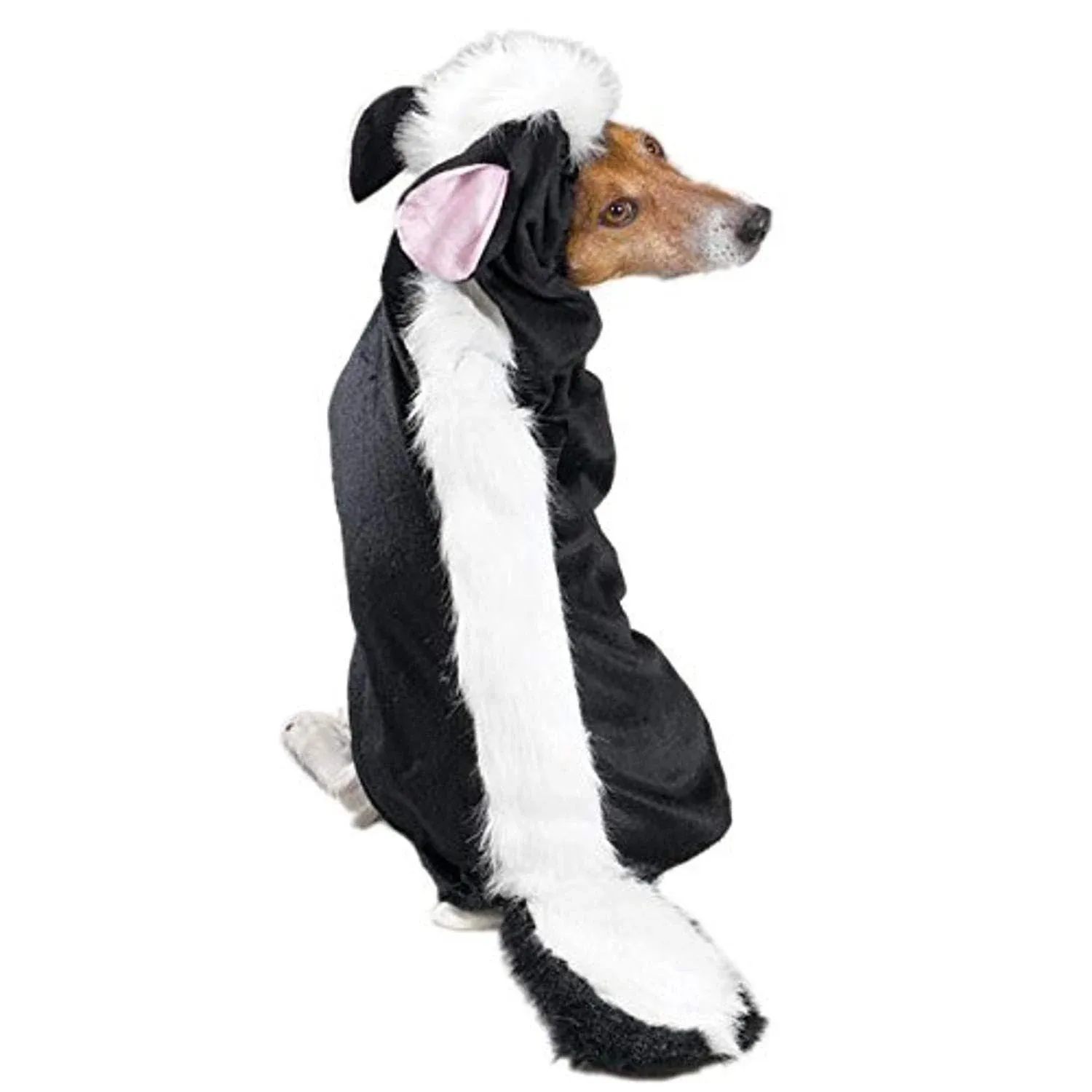 Li'l Stinker Dog Costume, XX-Large, Black/White, 30"