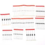 Schottky Rectifier &amp; Switching Diode Assortment Kit - 100 Pieces, 8 Values