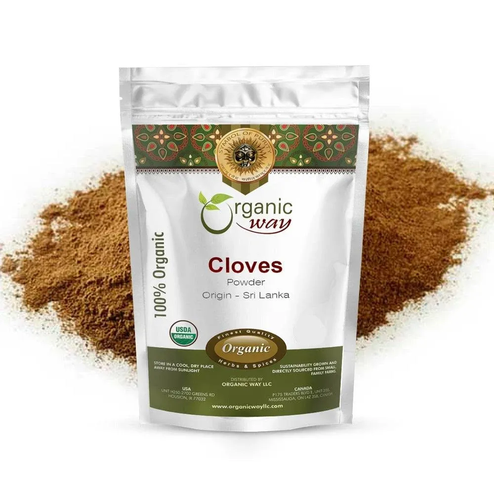 Organic Way Premium Cloves Powder (Syzygium Aromaticum) - Aromatic Spice ...