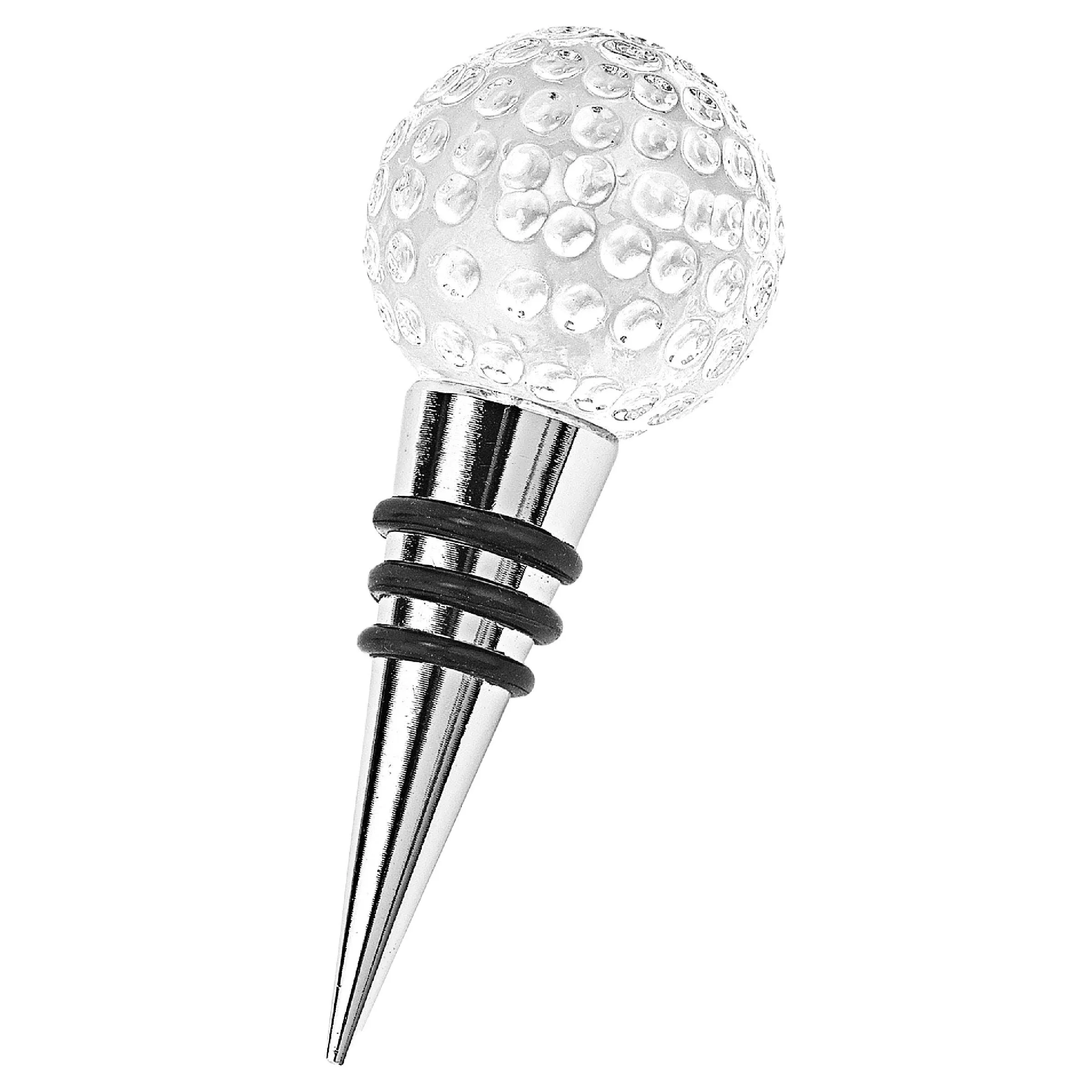 Badash H258 Crystal Golf Ball Bottle Stopper