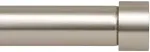 Ivilon Window Curtain Rod End Cap - 1 inch Pole. 120 to 240 Inch. Satin Nickel