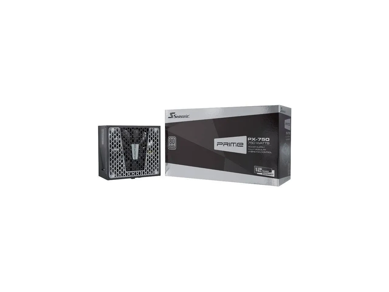 Seasonic PRIME PX-750 | 750W | 80+ Platinum | ATX Form Factor | Full Modular | Low Noise | Premium Japanese Capacitor | 12 Year Warranty | Nvidia RTX 30/40 Super & AMD GPU Compatible (Ref. SSR-750PD2)