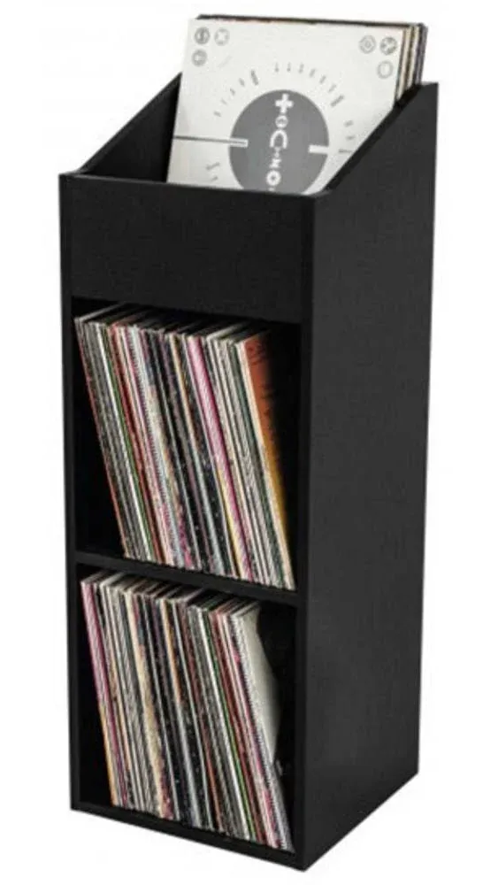 Glorious Record Rack 330 Black Media Storage