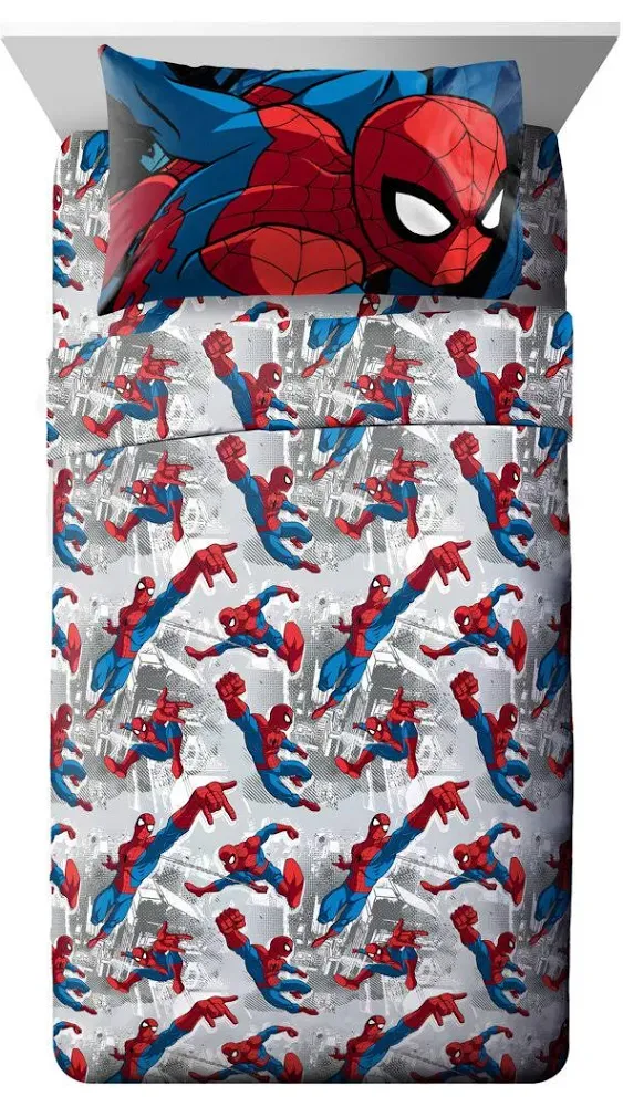 Jay Franco & Sons Marvel Spiderman Burst Twin Bed Set