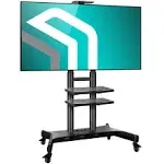 ONKRON Mobile TV Stand with Wheels Rolling TV Cart for 50-83" TVS Up to 200 lbs