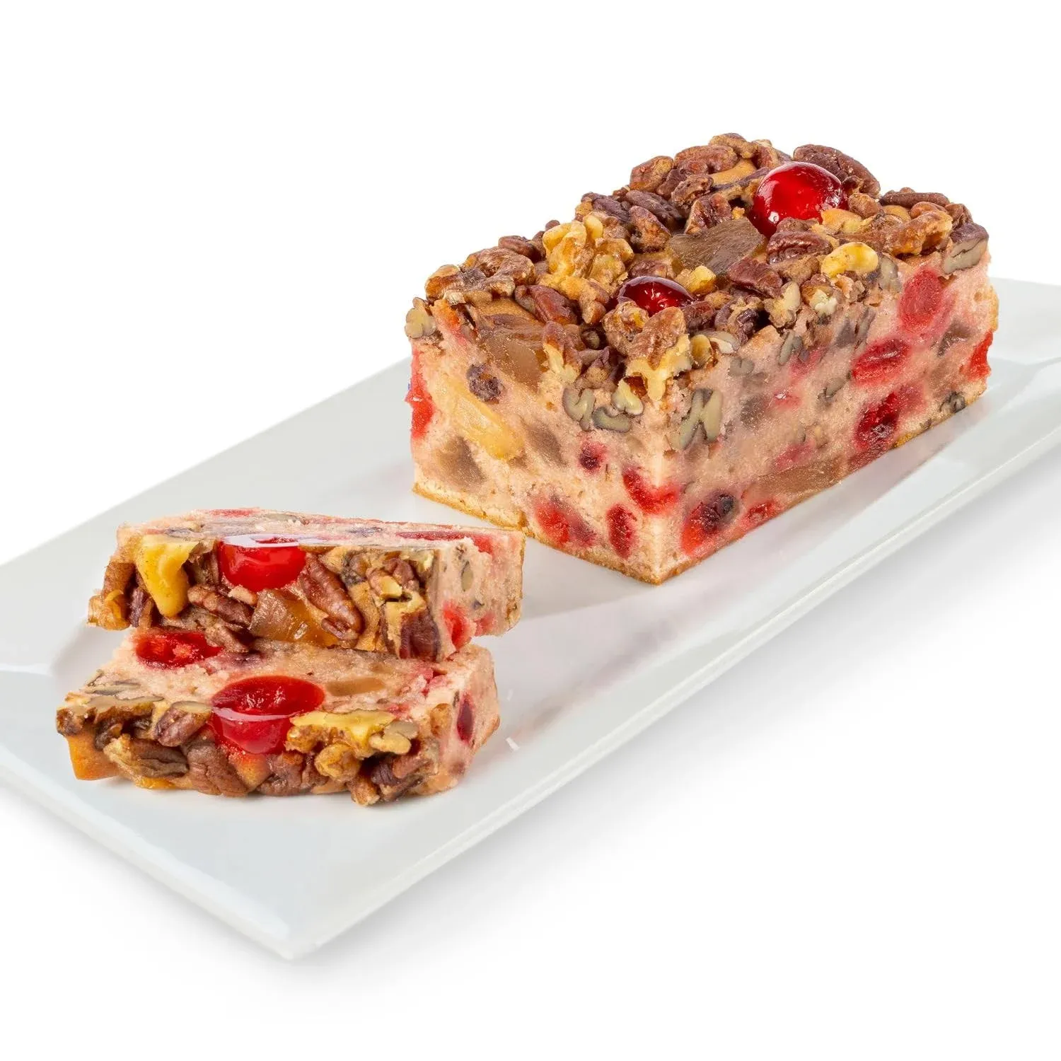 Beatrice Bakery Co. No Sugar Added Fruitcake, Grandma's Baked Fresh Delicious Dessert Fruit Cake with No Added Sugar, Est. 1917 (16 oz Cellophane)