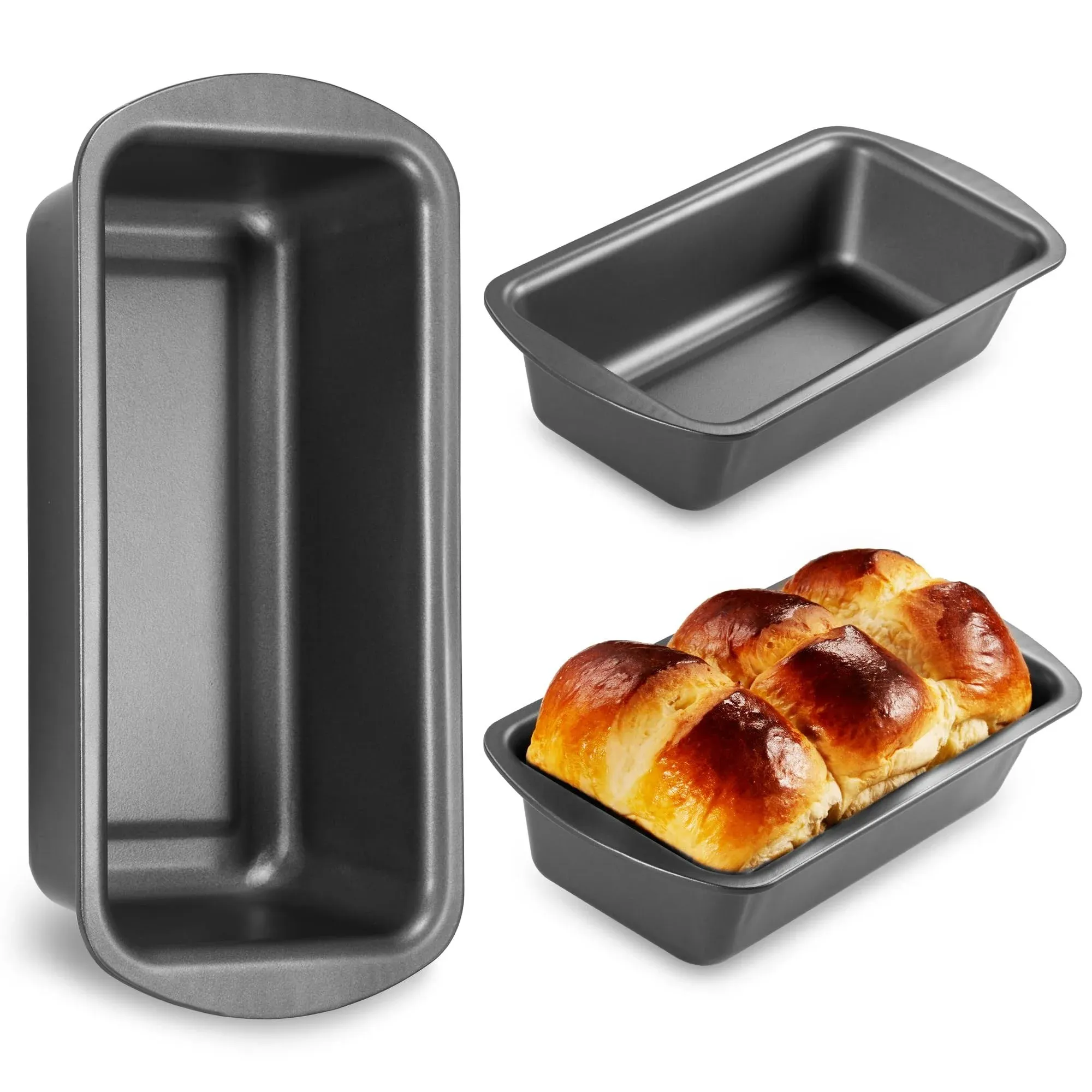 HONGBAKE 3 Pack Bread Pan