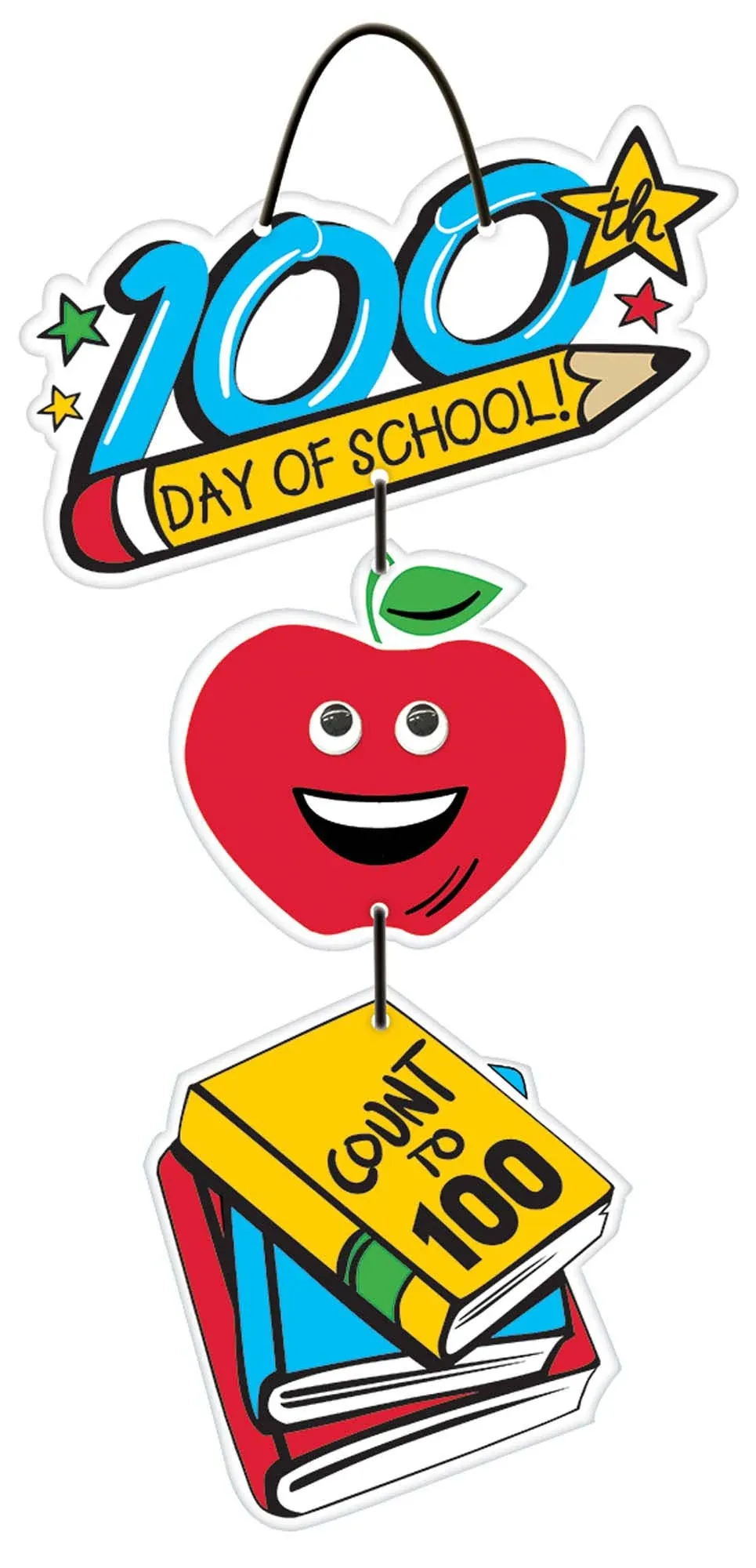 100th Day of School Deluxe Wooden Sign