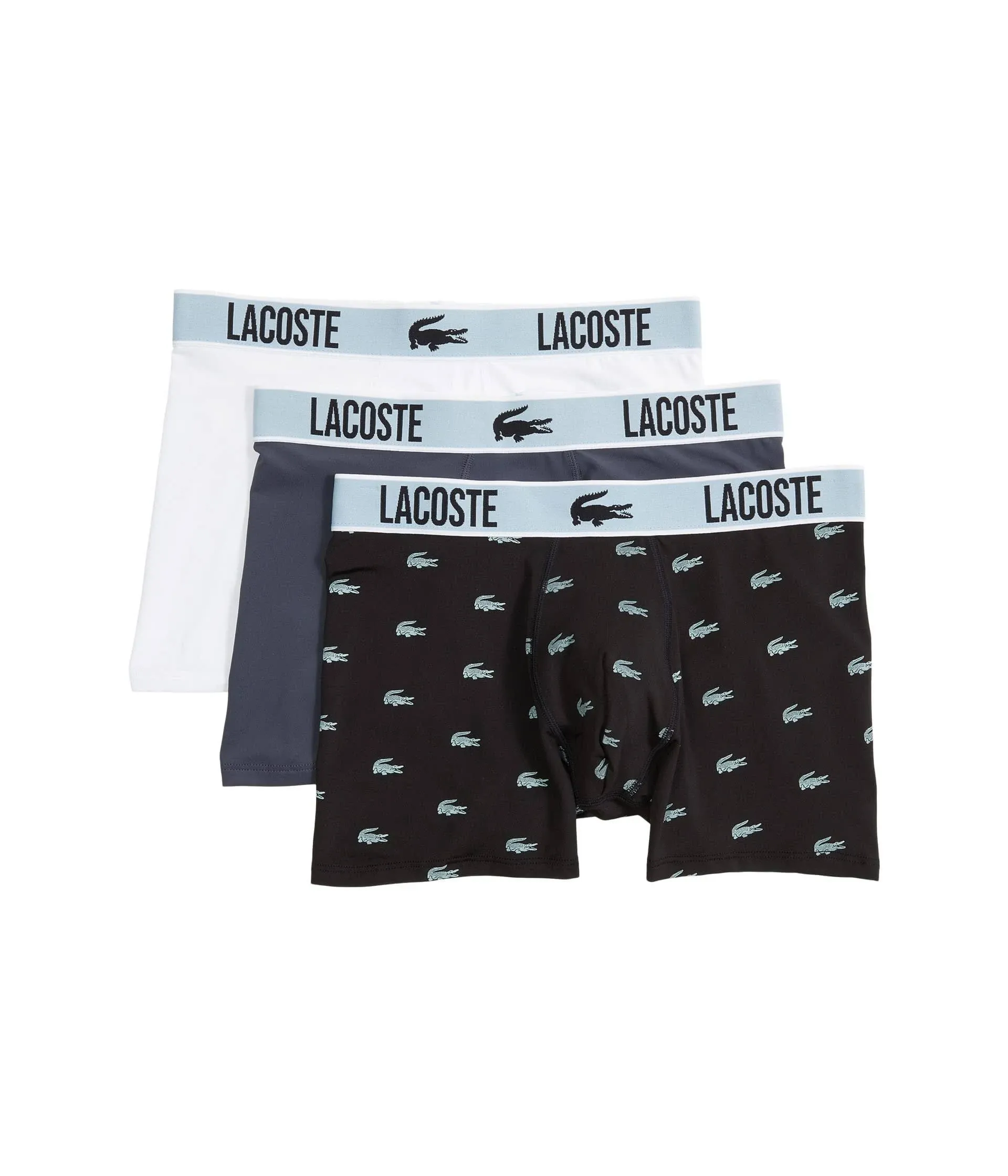 Lacoste Men's Recycled Polyester Jersey Trunk 3-Pack