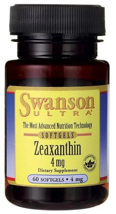 Swanson Zeaxanthin 4 mg 60 Softgels