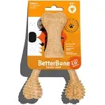 BetterBone Tough Beef Dog Toy, Natural, Small