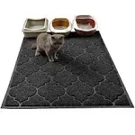 LittleTiger Cat Litter Mat, XL Super size, Phthalate Free, Easy to Clean, 46x35 Inches, Durable, Soft On Paws, Large Litter Mat.