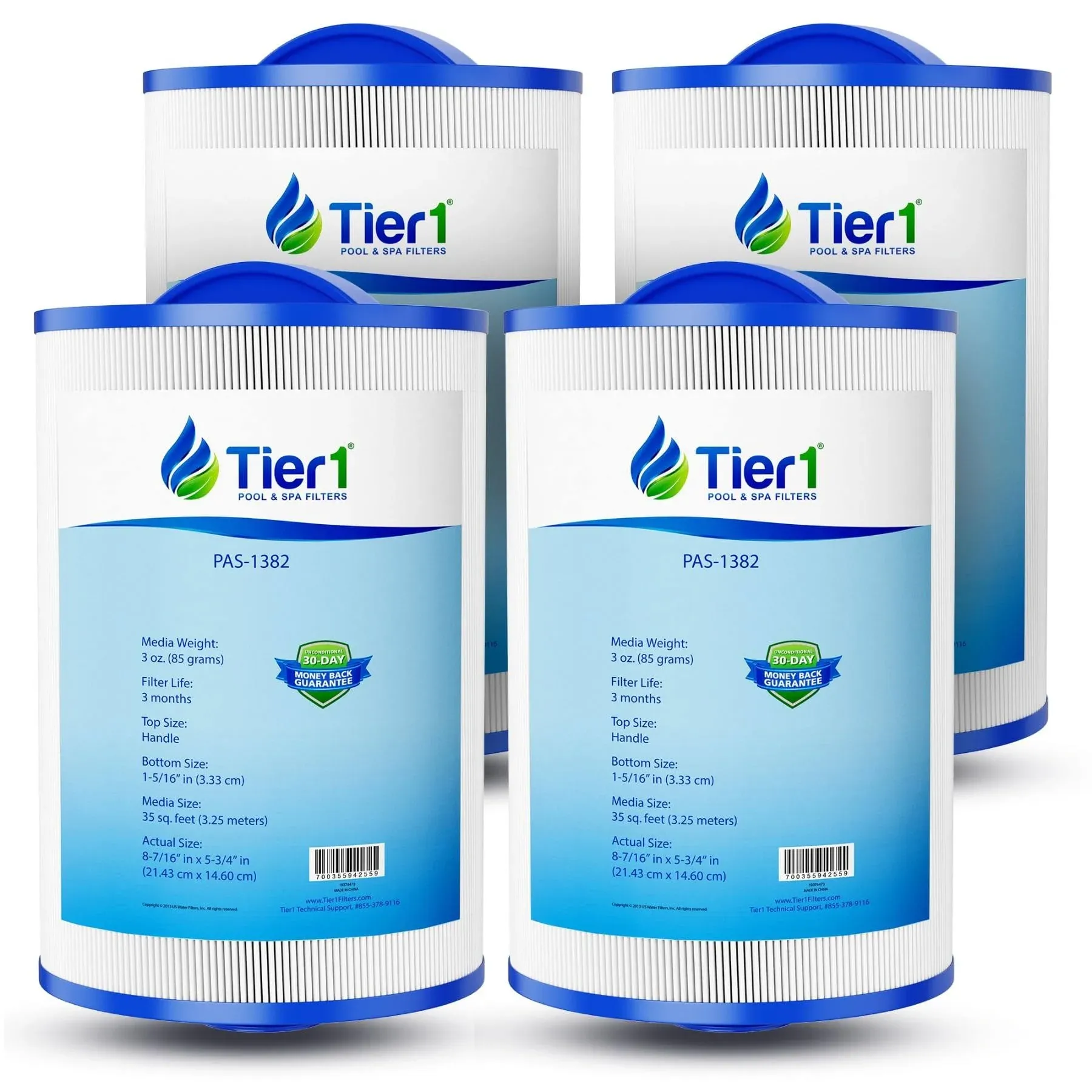 Tier1 Pool & Spa Filter Cartridge 4-pk | Replacement for Maax Spas of Canada ...