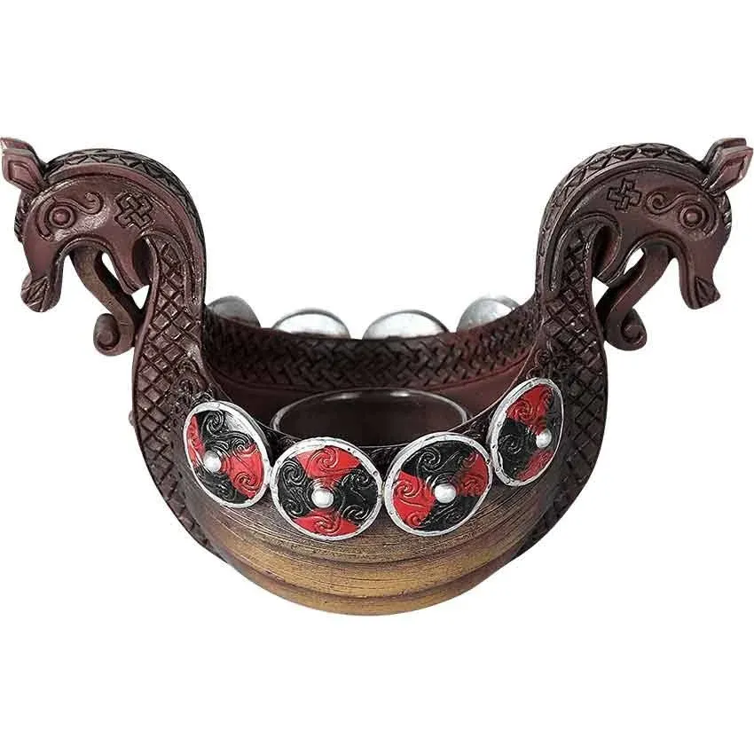 Pacific Giftware Ancient Nordic Viking Longship Votive Candle Holder Viking