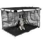 Dog Crate Cover 36 inch - Double Door Dog Kennel Indoor Waterproof Dog Kennel...