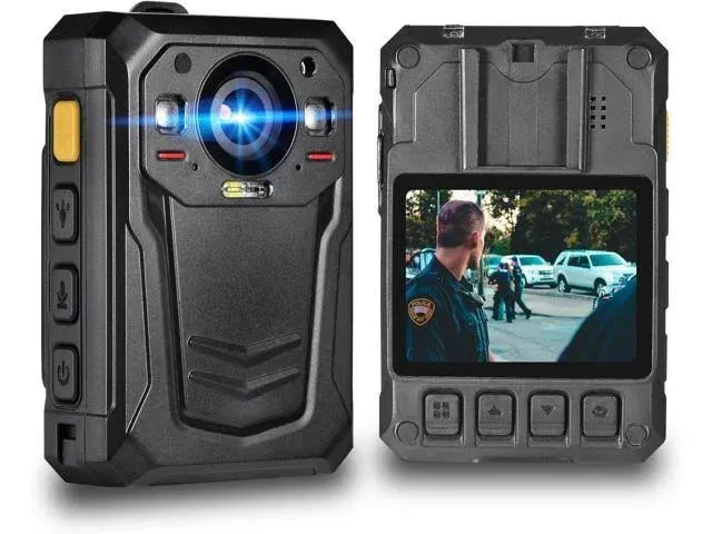 1512P HD Body Camera with Electronic Image Stabilization,13H Record Time, Built-in 3600mAH Battery, Easy to Operate, Waterproof Police Body Mounted Camera for Law Enforcement(128G)