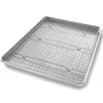 Half Sheet Pan With Baking Rack