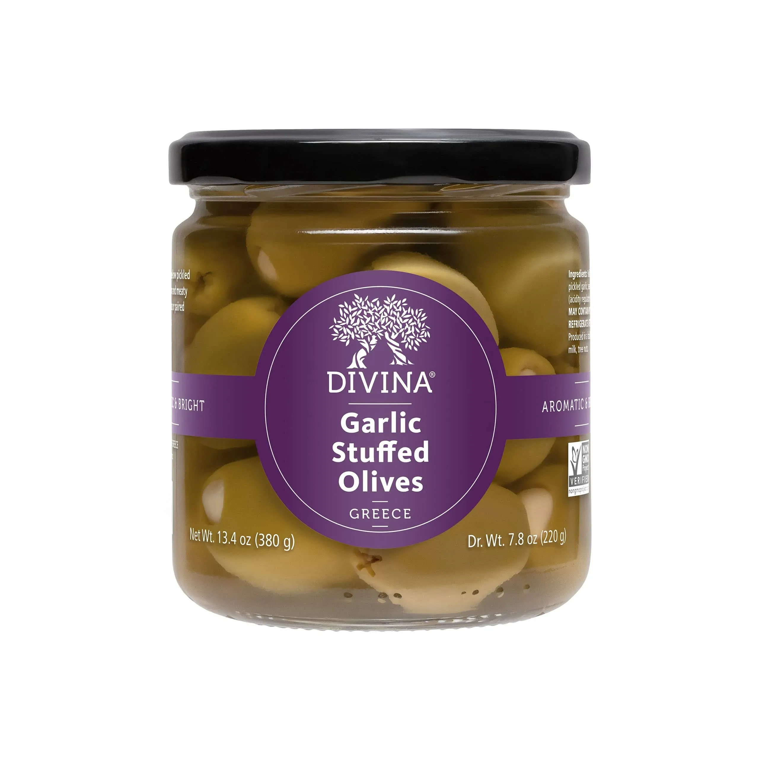 Divina Green Olives Stuffed With Garlic