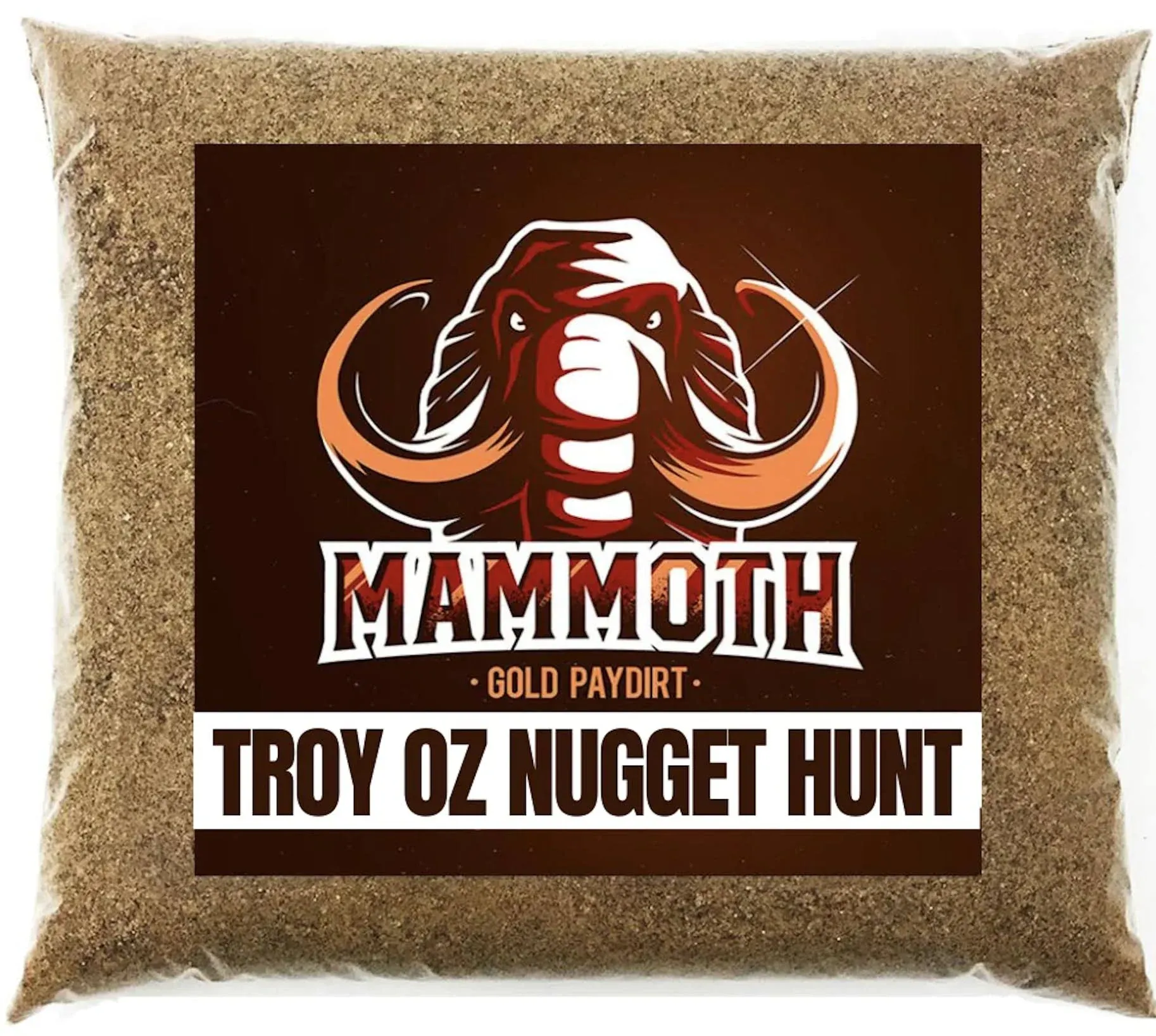 "Troy Ounce Nugget Hunt' - Gold Nugget Paydirt Panning Concentrate Pay Dirt Bag - Gold Prospecting Brand: Mammoth Paydirt"