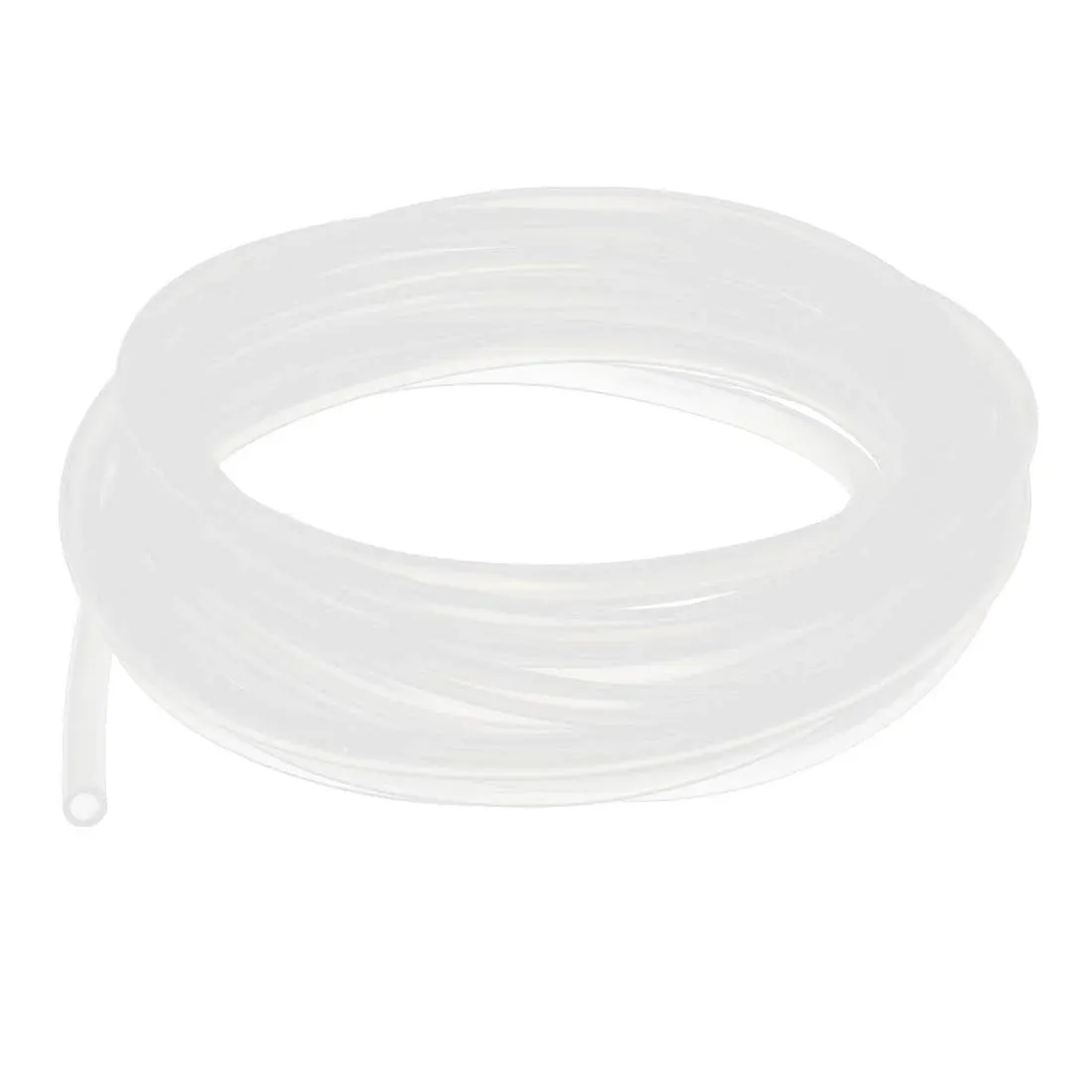 8mmx10mm Silicone Translucent Tube Water Air Pump Hose Pipe 5ms 16ft Long, White