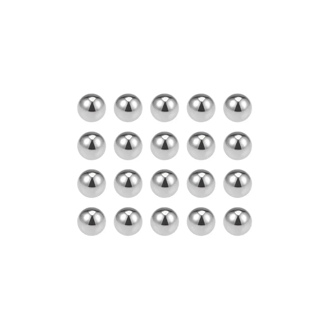 Uxcell Bearing Balls Metric Chromium Steel G10 Precision | Harfington, 7.5mm / 20pcs