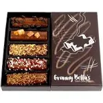 GrannyBellas Christmas Chocolate Gift Baskets, Gourmet Covered Flaky Cookies ...