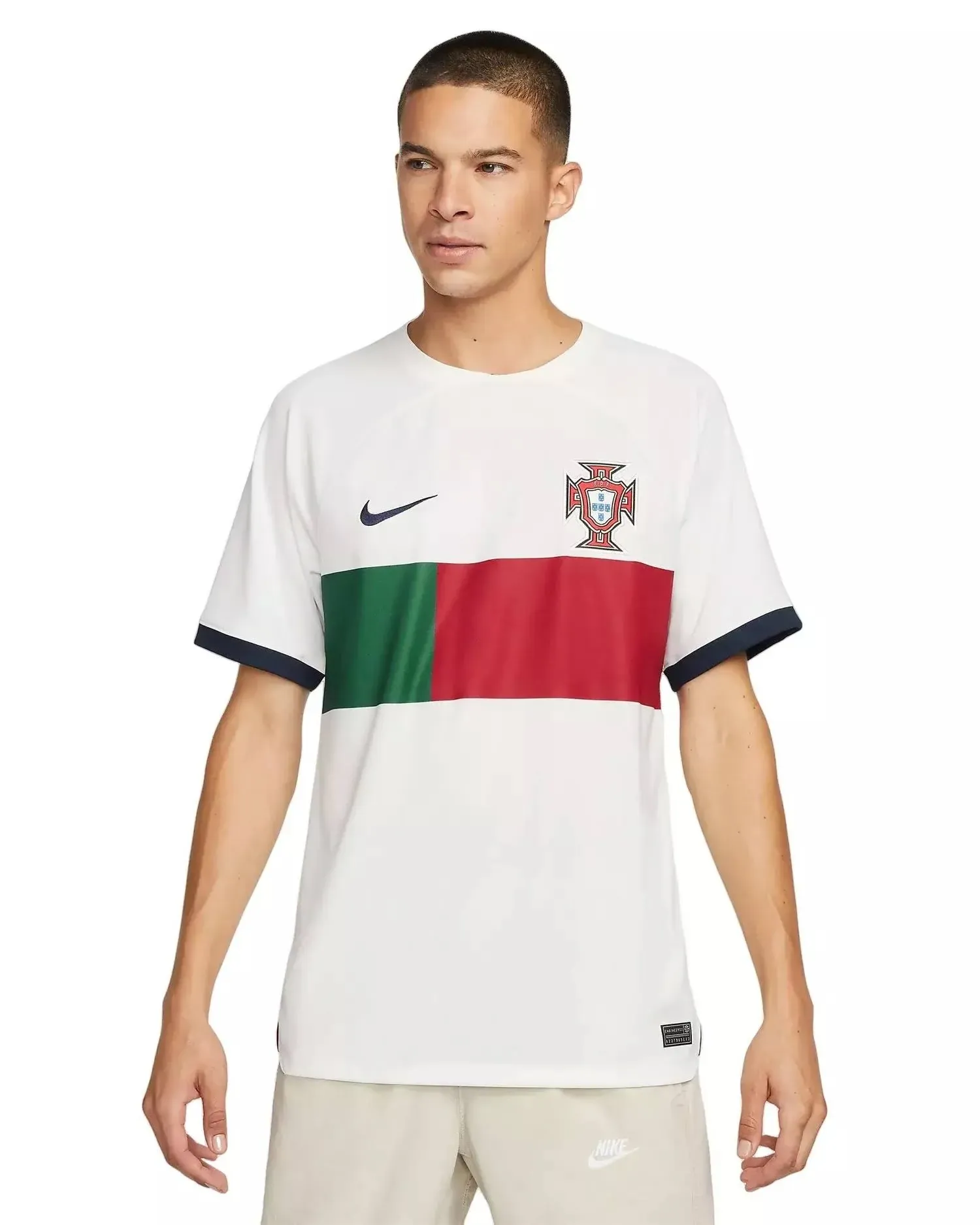 NIKE PORTUGAL WORLD CUP 2022 STADIUM AWAY JERSEY WHITE DN0691-133 SIZE MEDIUM