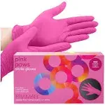 Pink Gloves Disposable Latex Free – Pink Nitrile Gloves Medium, Latex Free Gl...