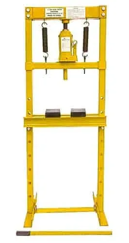 JEGS 81515 12-Ton Hydraulic Shop Press Floor Mount