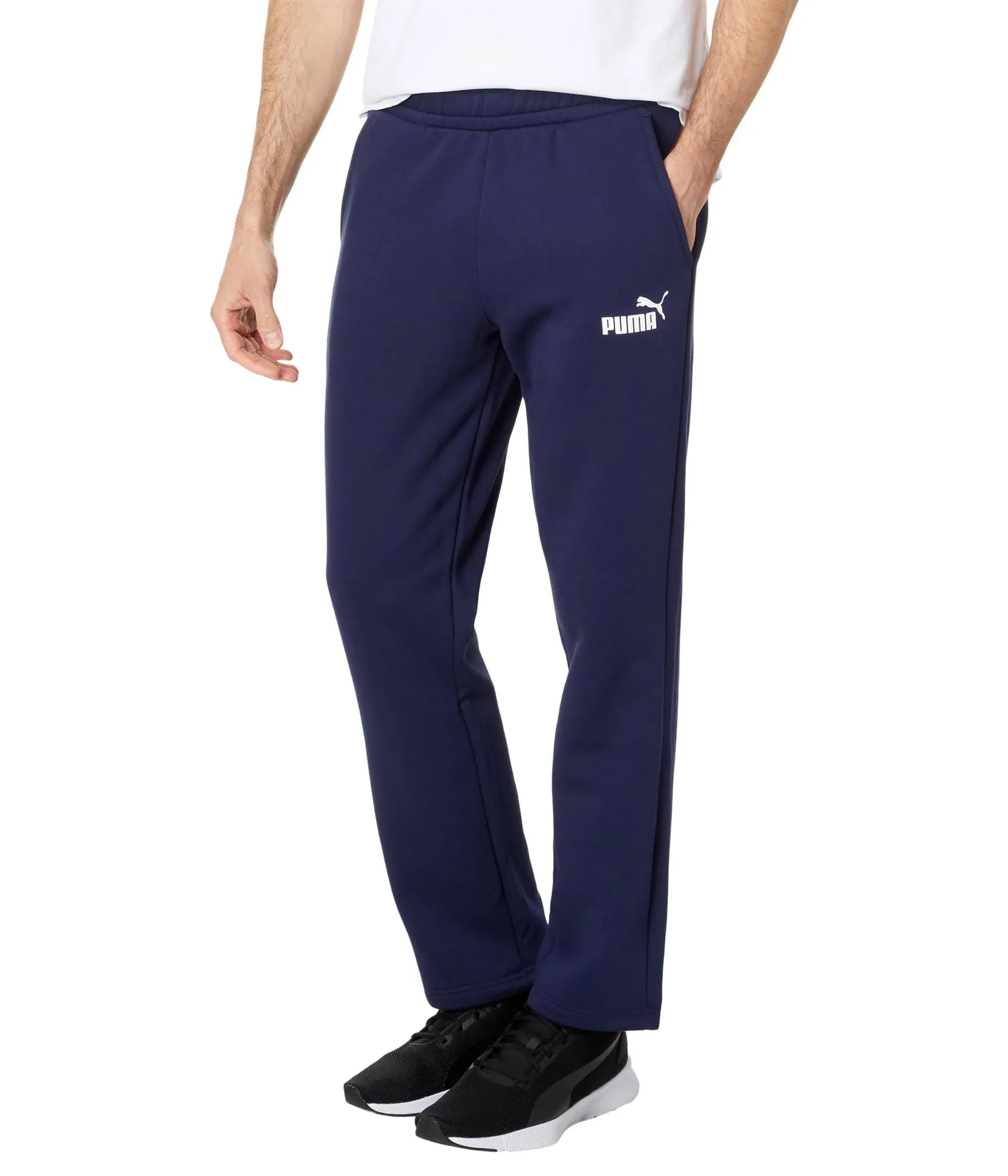 Puma Men's Essential Logo Fleece Pants S-Regular Men's Peacoat